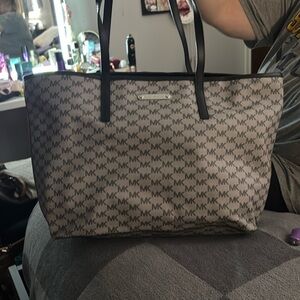 Black and grey Michael Kors tote bag!